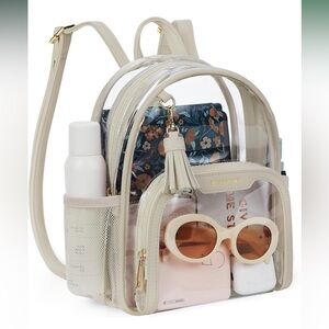•SOLD• Small Clear Backpack